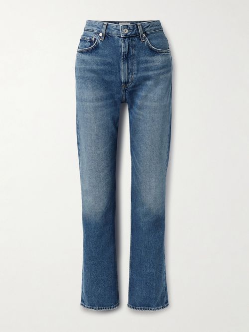 Zurie High-rise Straight-leg Jeans - Blue