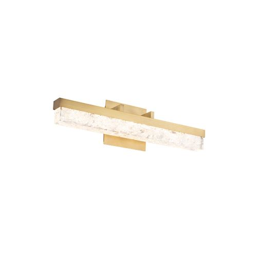 Modern Forms Minx Bathroom Vanity Light in Aged Brass - WS-62021-AB