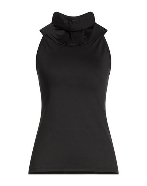 Woman Top Black Size 2 Polyester, Elastane