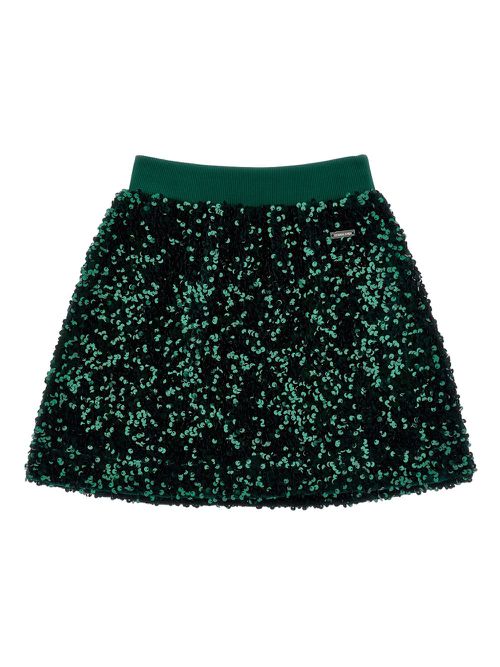 Sequinned skirt - Green