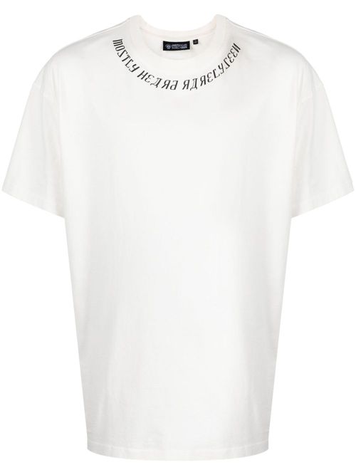 Logo-print cotton T-shirt - White
