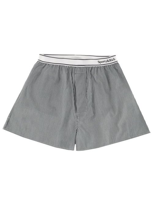 Striped Logo Shorts