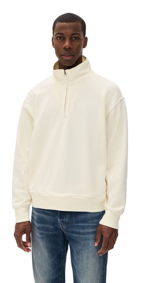 Quarter Zip Pullover Vintage Canvas