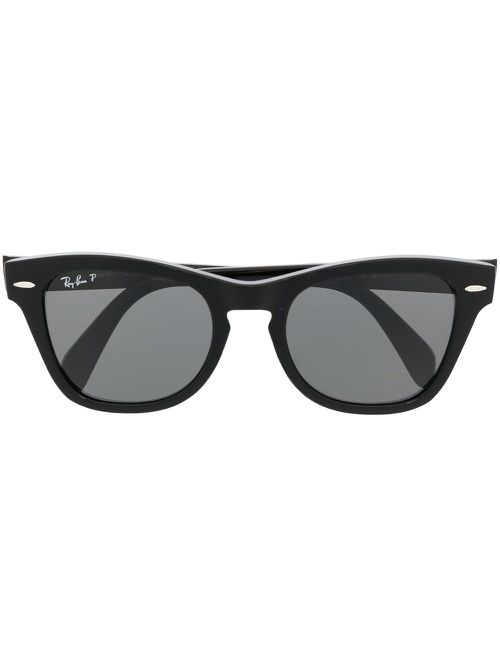 Wayfarer-frame sunglasses - Black