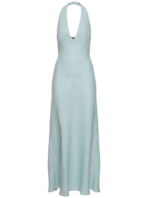 Delilah Linen Long Dress