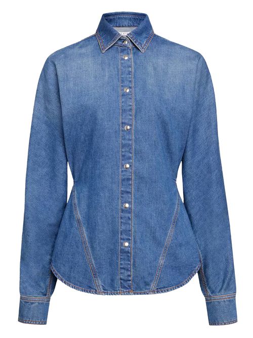 Round Denim Shirt