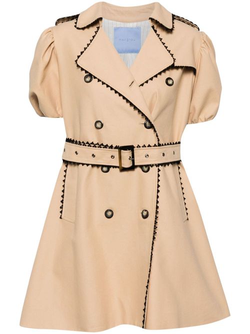 Trench mini dress - Neutrals