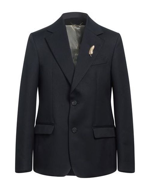 Man Blazer Midnight blue Size 42 Polyester, Virgin Wool