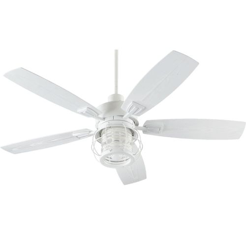 Studio White 52"Patio Fan from the Galveston Collection
