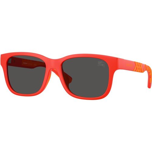 Burberry Kid Burberry JB4007U 423887 Sunglasses Injected Red Grey Squared Norma