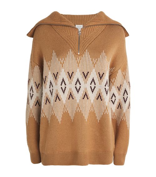 Knitted Half-Zip Heidi Sweater