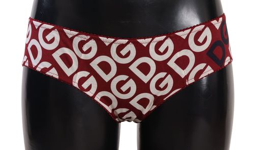DG Logo Print Slip Bottom — Red