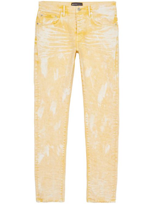 P001 low-rise skinny jeans - Yellow
