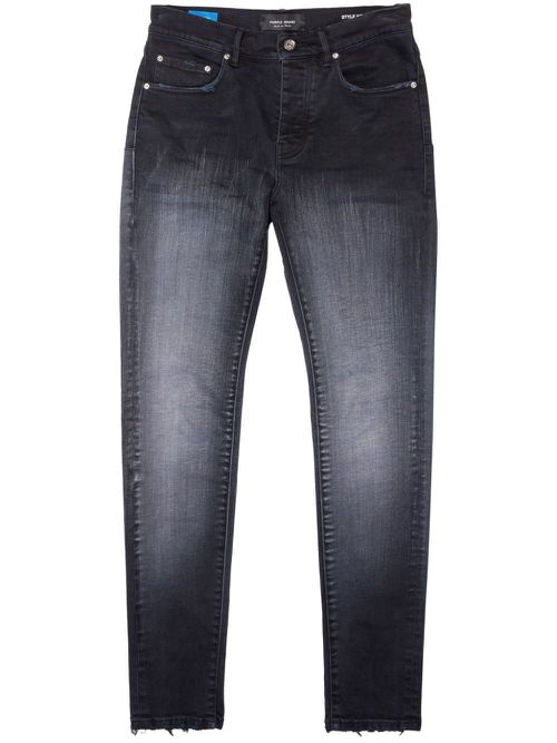 P001 gradient skinny jeans - Black