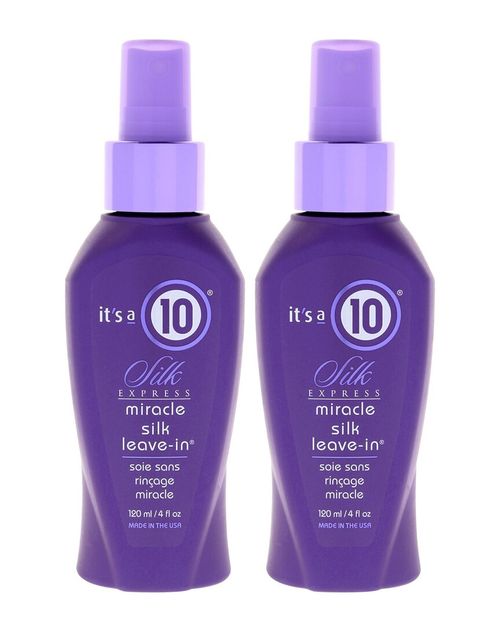 It's A 10 Unisex 4Oz Silk Express Miracle Silk Leave-In Conditioner - Pack Of 2