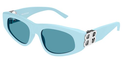Balenciaga BB0095S 026 Women’s Sunglasses Blue Size 53