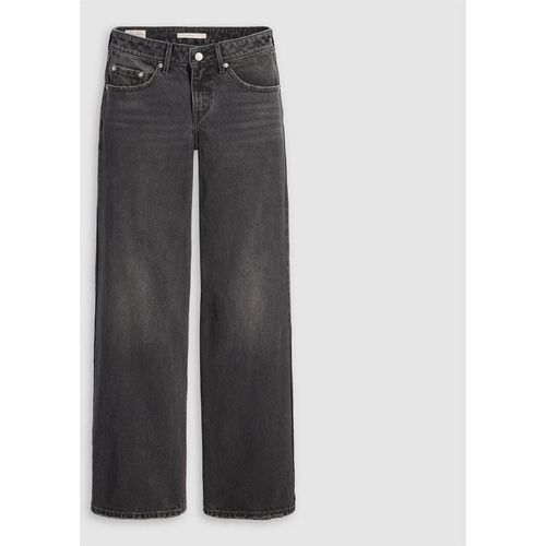 Levi's Womens Levis Low Rise Wide Leg Jeans in Wish Me Luck - Black - 32W