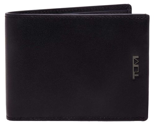 Nassau Double Billfold in Black Smooth