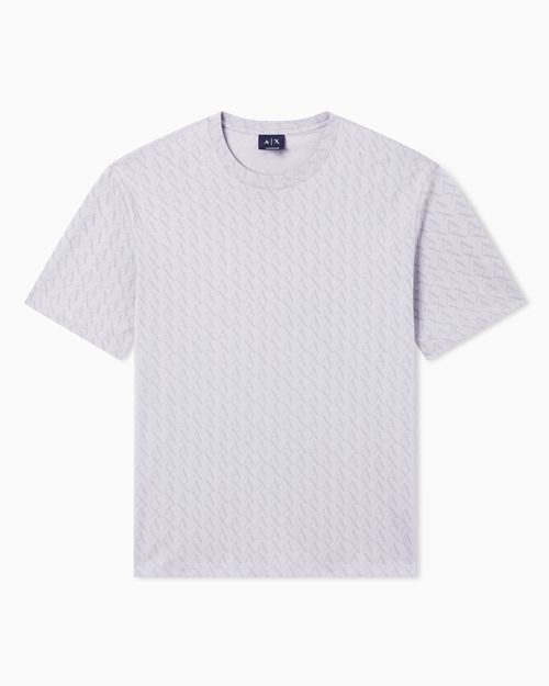 Monogram t-shirt in cotton jersey