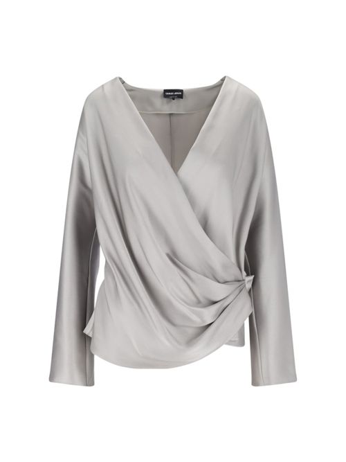 Asymmetrical Silk Shirt