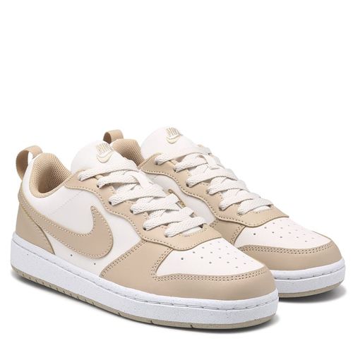 Kids' Court Borough Recraft Low Top Sneaker Big Kid Shoes (White/Tan)
