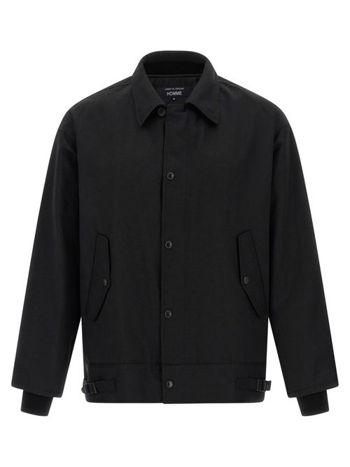 Black Shirt Collar Jacket
