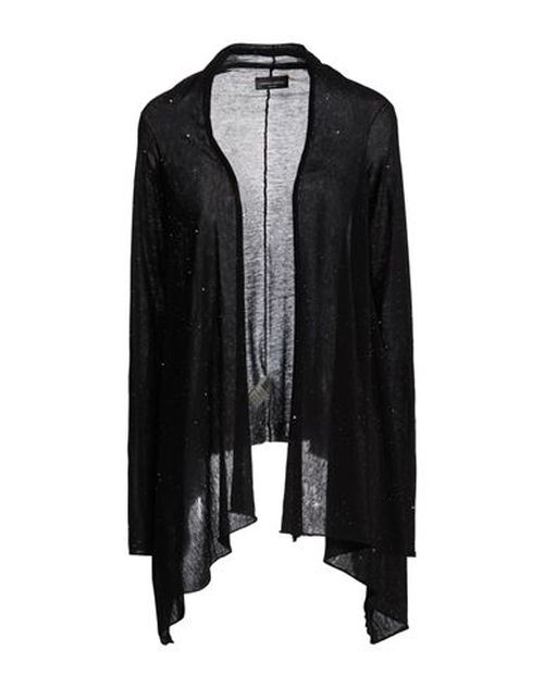 Woman Cardigan Black Size M Merino Wool