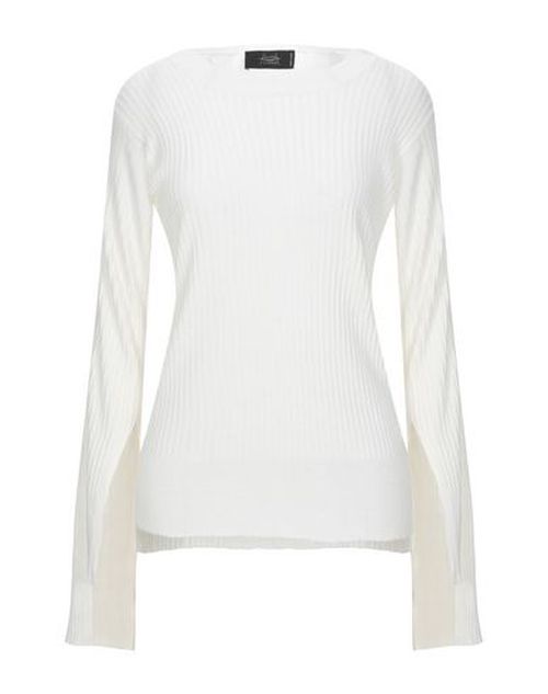 Maison Flâneur Woman Sweater Ivory Size 8 Modal, Cashmere