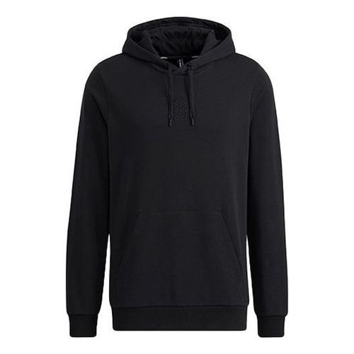 Adidas | Men's neo Icons C+ Hdy Logo Pullover Sports Black | Realry