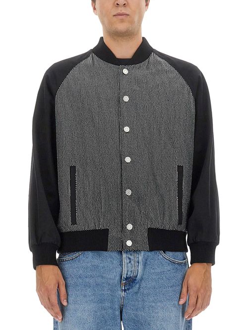 Bomber Jacket With Logo
