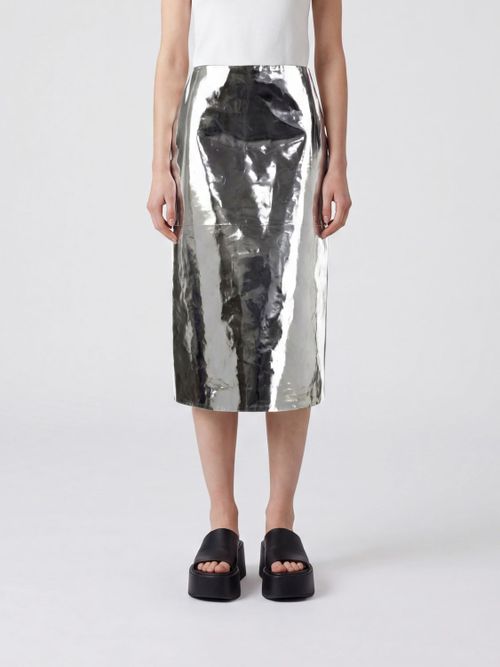 Skirt Woman color Silver