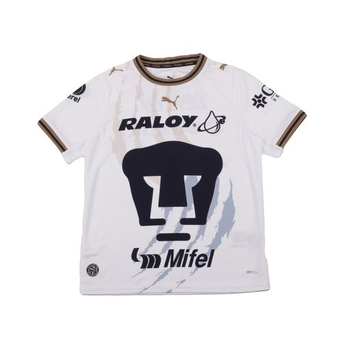 Pumas UNAM Away 26/27 Estadio Toddlers' Soccer Jersey in White, 4T