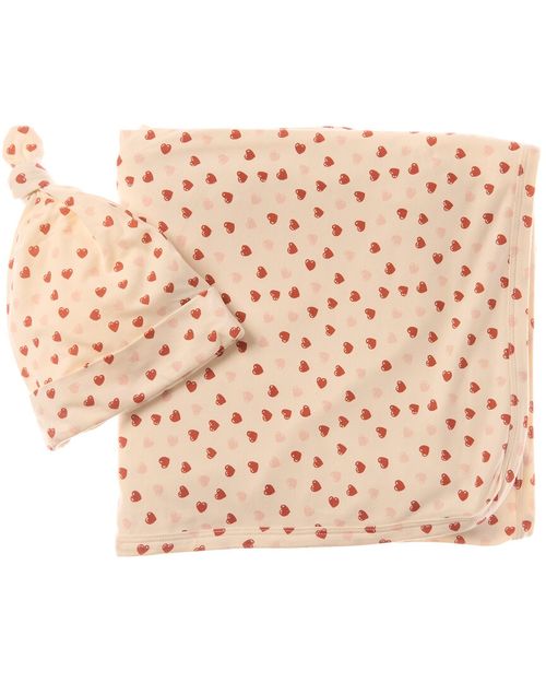 Bamboo Swaddle & Knotted Hat
