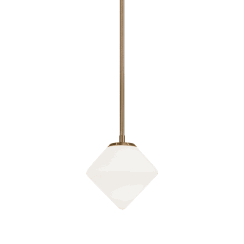 Matteo Novo 1-Light Chandelier In Aged Gold Bra