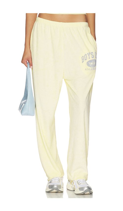 Boys Lie Athletic Depts V3 Kimmy Pant in Yellow. L. Also in M, S