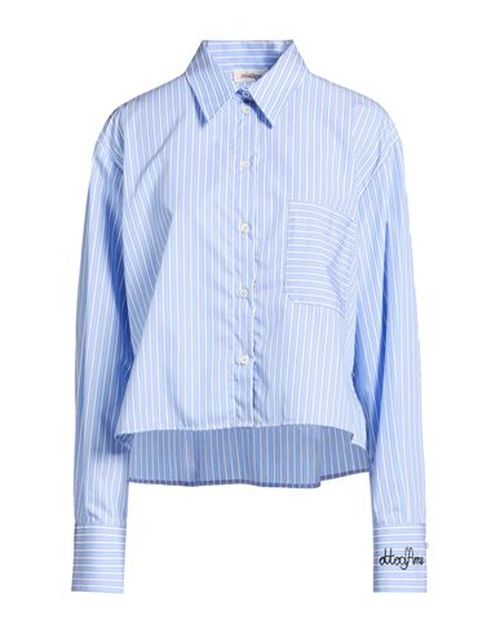 Woman Shirt Light blue Size 6 Cotton