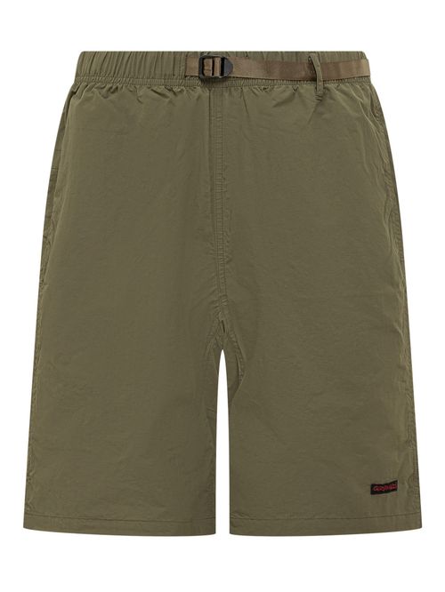 Green Solid Shorts