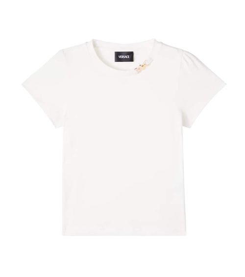 Embellished cotton jersey t-shirt
