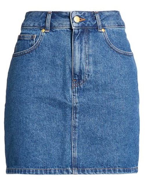 Woman Denim skirt Blue Size 0 Cotton