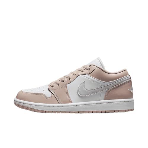 Air Jordan 1 Low Women's Shoes (DC0774-120, White/Particle Beige/Light Bone)
