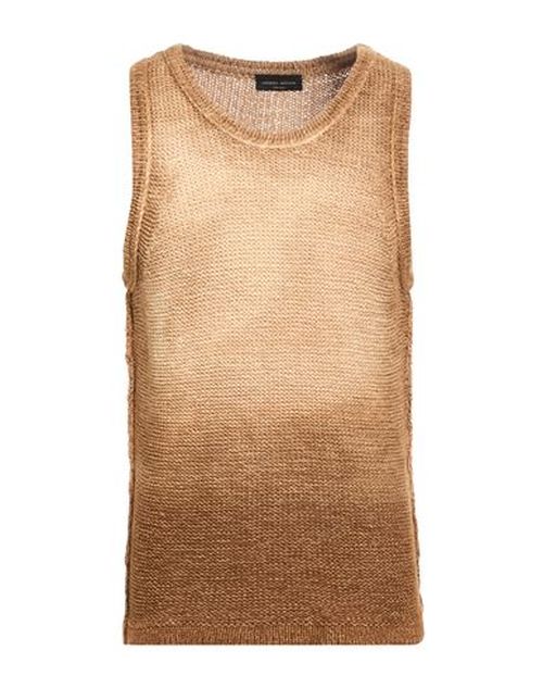 Man Sweater Brown Size 38 Cotton