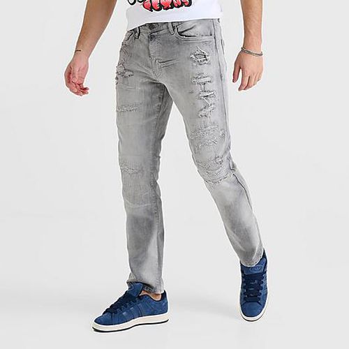 Jordan Men's Craig Straight Denim Jeans in Grey/Cement Wash Grey