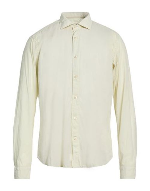 Man Shirt Light green Size 16 Cotton