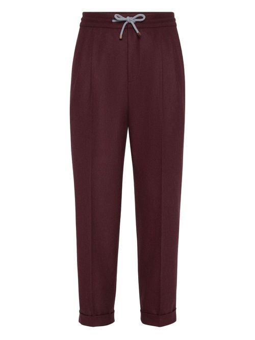 Virgin-wool trousers - Red