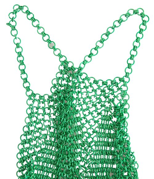 Aluminum Halter Tank Top — Green