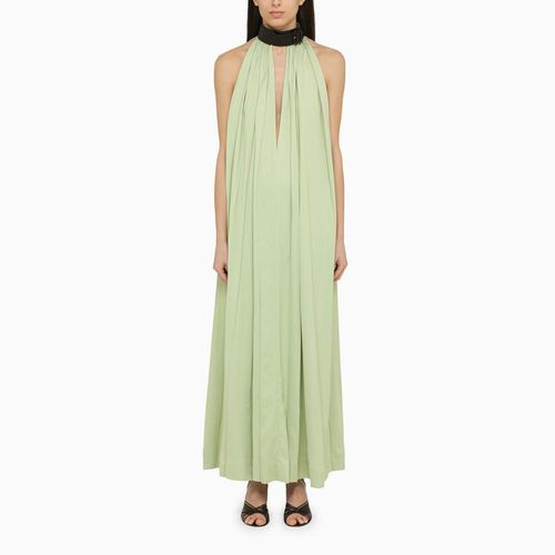 Long Dress With Contrasting Collar