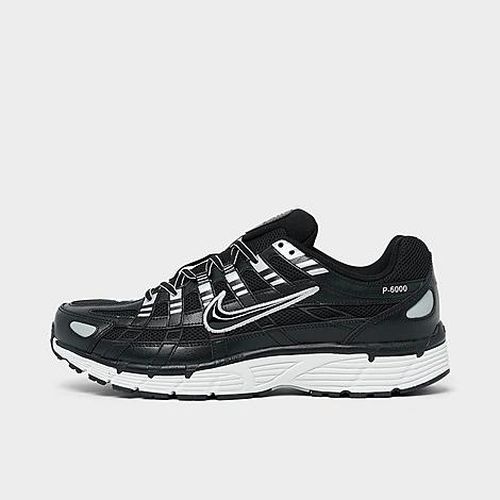 Men's P-6000 Casual Shoes in Black/White/Metallic Silver