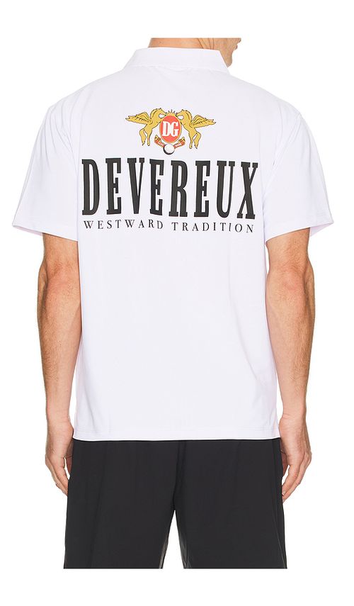 Devereux Golf The Westward Polo in White. - S also in M, L, XL/1X
