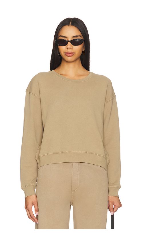 NILI LOTAN Gortana Sweatshirt in Desert Taupe - Taupe. XS also in