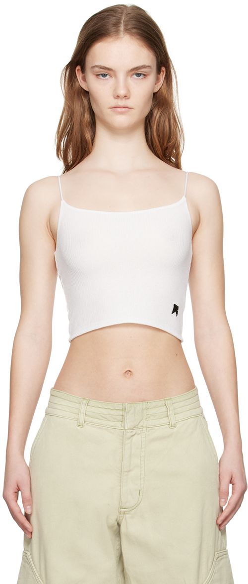 Rhude SSENSE Exclusive White Tank Top